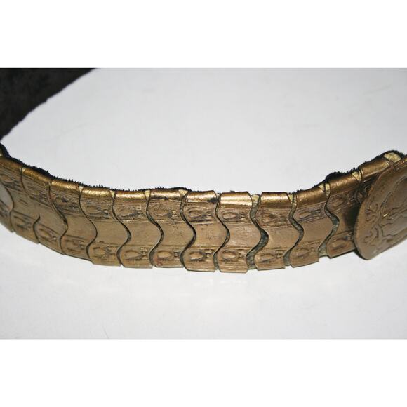 c1800s Antique Ottoman Brass Belt main image 6